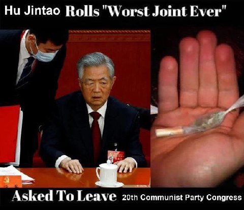 Jintao Rolls "Worst Joint Ever" Asked To Communist Party Congress