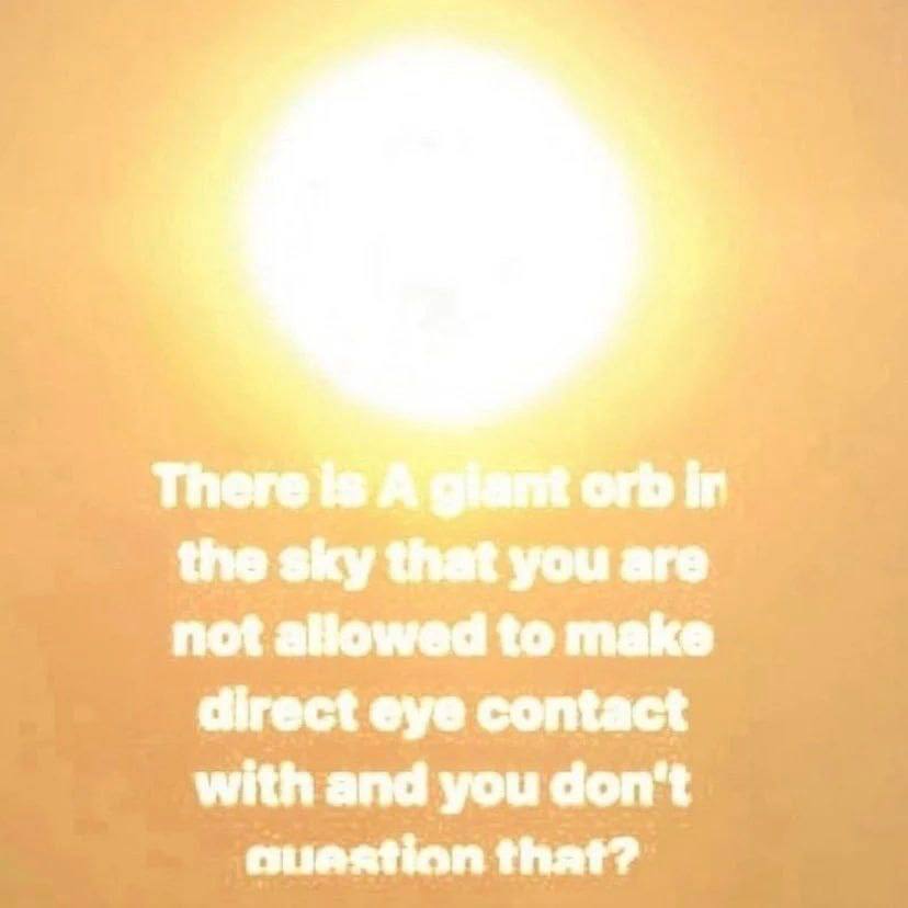 аге not alowed to make direct eye contact with and you that?