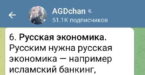 AGDchan подписчиков 6. Русская экономика. Русским нужна русская экономика например исламский банкинг,