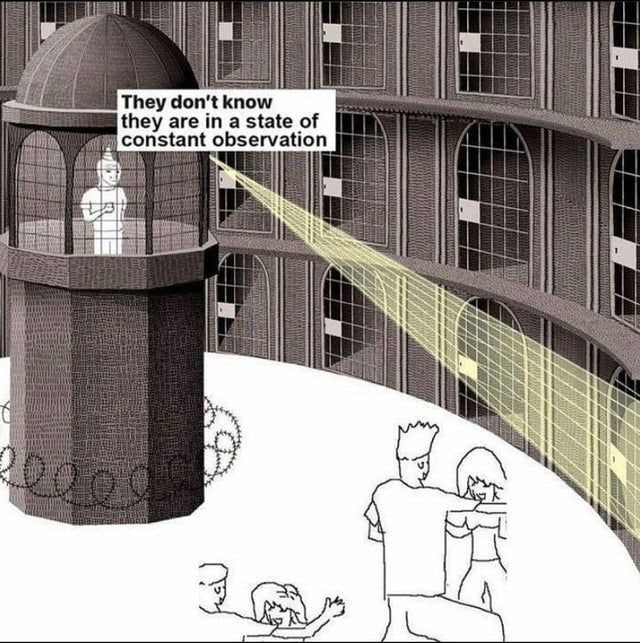They don't know they are in a state of constant observation 3 NSS