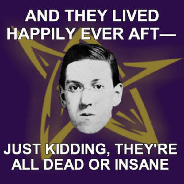 AND THEY LIVED HAPPILY EVER AFT— JUST KIDDING, THEY'RE ALL DEAD OR INSANE