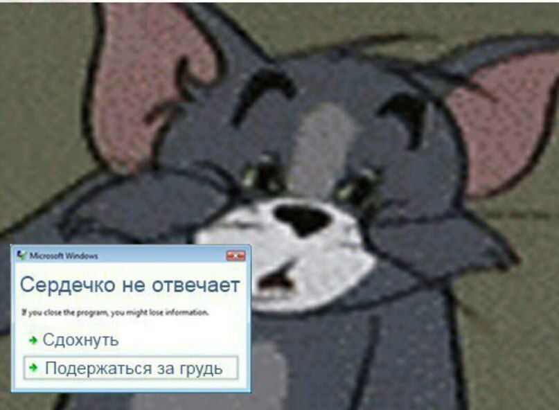 Сердечко не отвечает you Сдохнуть Подержаться за грудь