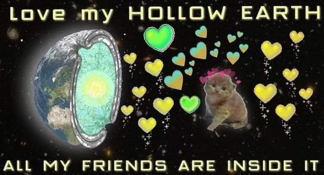 Love my HOLLOW EARTH ALL MY FRIENDS ARE INSIDE IT