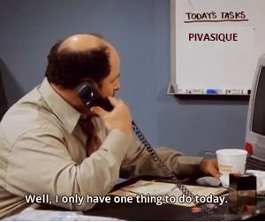 well, only have one thing toido today.