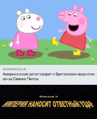STANDARD.CO.UK Американские дети говорят с британским акцентом из-за Свинки Пеппы