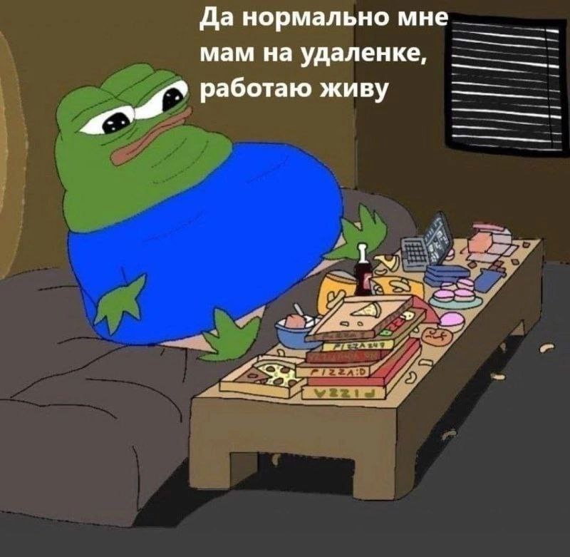 Да нормально мне мам на удаленке, работаю живу