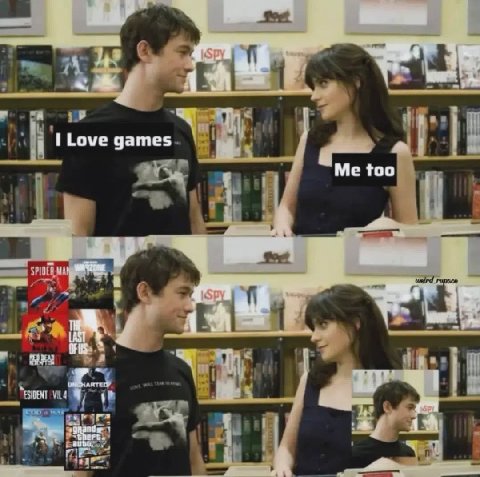 4 at Love games Me too 1