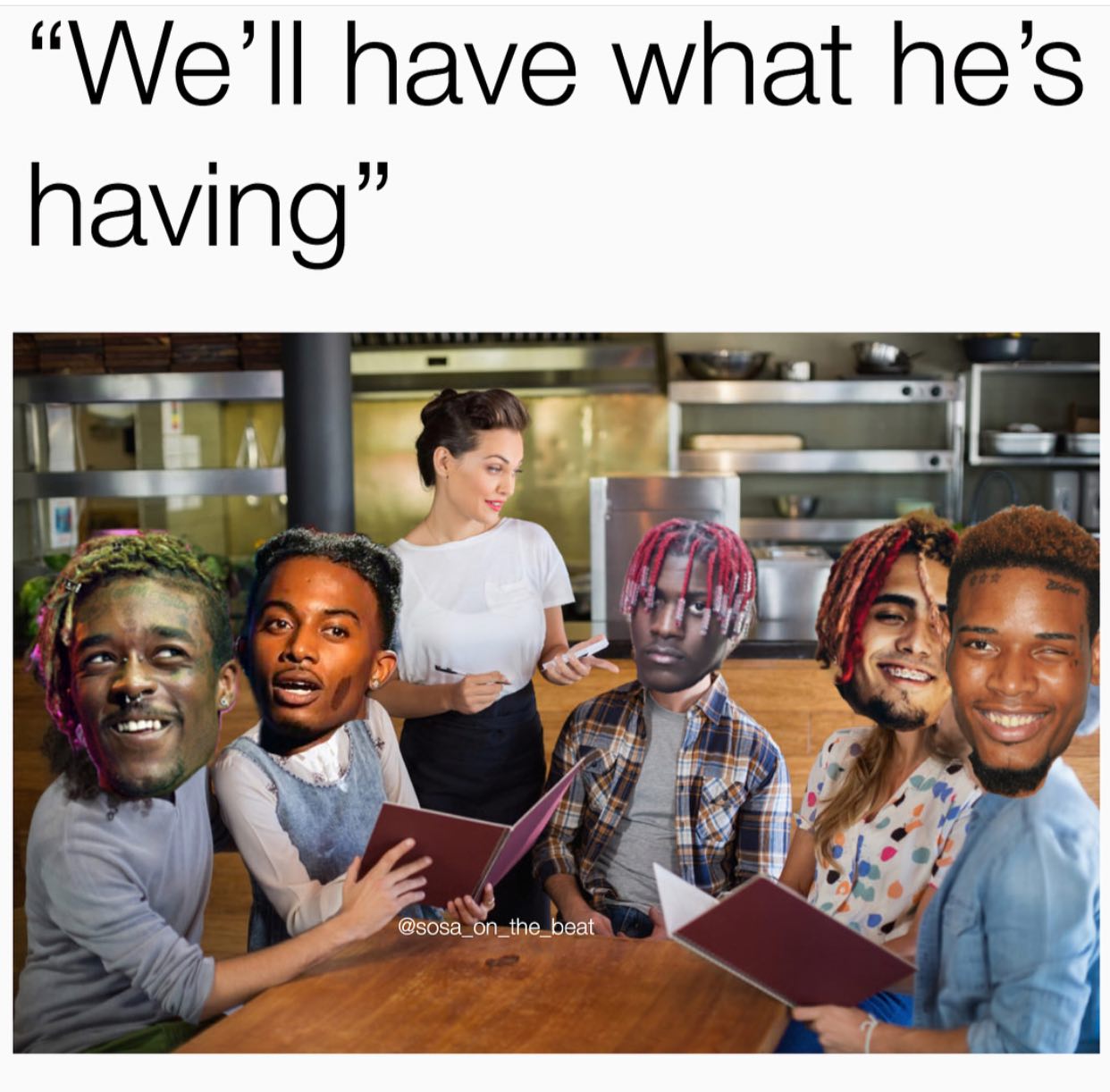“We'll have what he’s having” 45 4