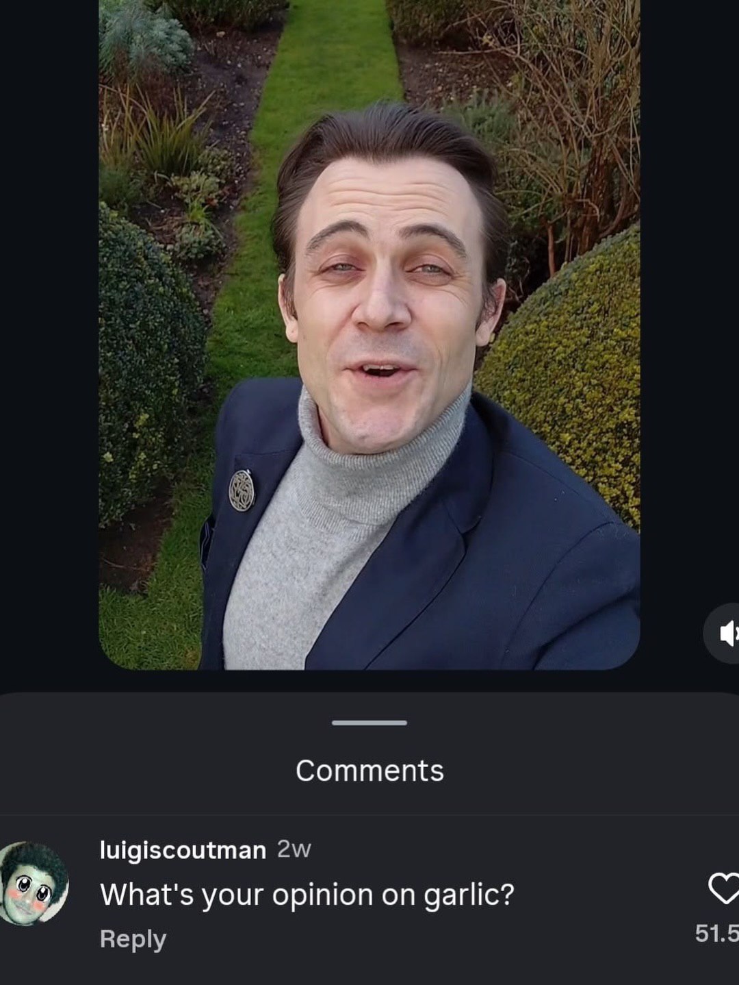 4 Comments luigiscoutman What's your opinion on garlic? Веру 51.5