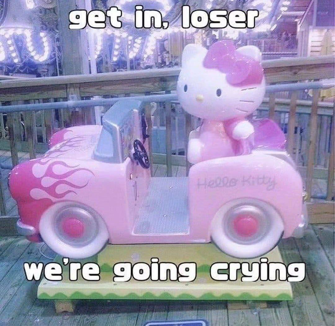 we're going crying