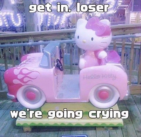 we're going crying