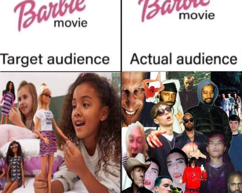 movie movie arget audience Actual audience я