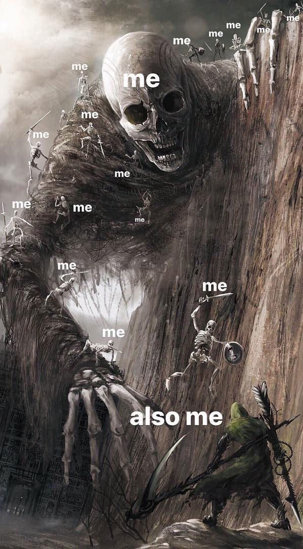 8 me me me me “4 me also me