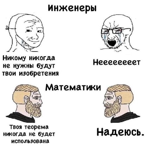 инженеры Никому никогда Heeeeeeecert не нужны будут твои изобретения Математики Твоя теорема никогда не будет Надеюсь. использована