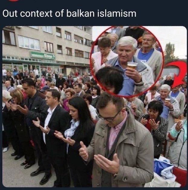 Out context of balkan islamism