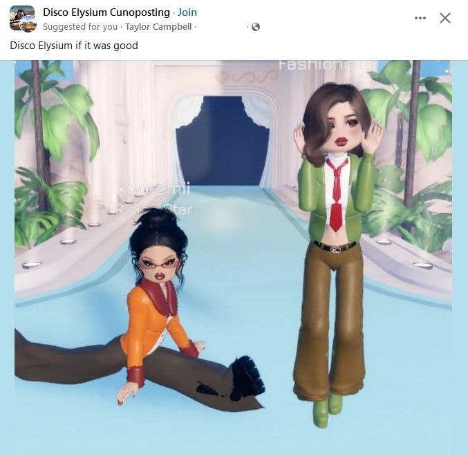 Disco Elysium Cunoposting Join Suggested for you Taylor Campbell Disco Elysium if it was good 4