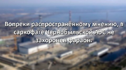 Вопреки распространённому мнению, в саркофаге не захоронен фараон.