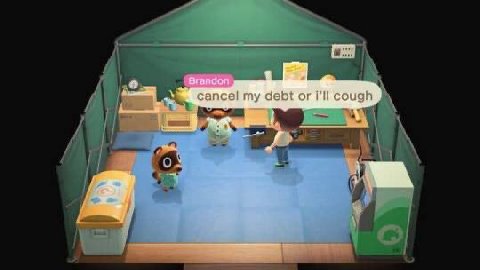 Brandon cancel my debt cough