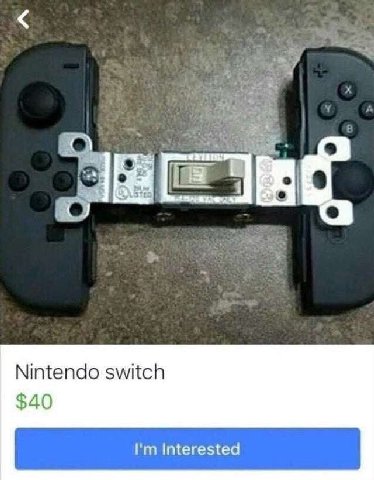 Nintendo switch $40 Interested
