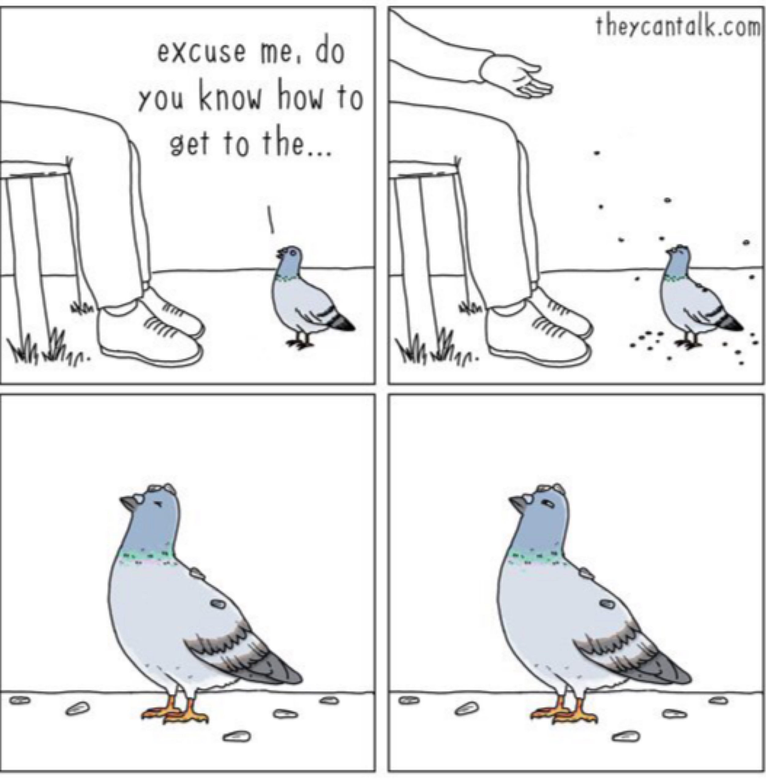 theycantalk.com excuse me, you know how to get to the...