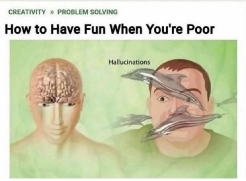 CREATIVITY PROBLEM SOLVING How to Have Fun When You're Poor Hallucinations 7