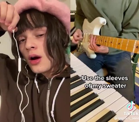 the sleeves