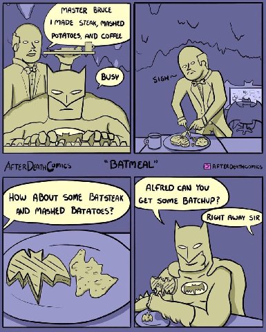 MASTER BRKE STEAK, ALFRED сям You How ABouT Some GET some ВАТСНУР? МАЗМЕР