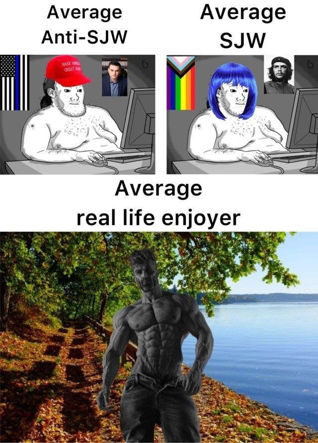 Ауегаде Ауегаде Anti-SJW SJW 7 у] Ауегаде real life enjoyer as a