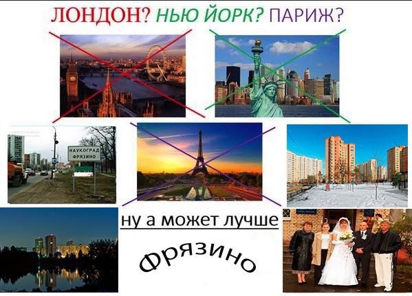 ЛОНДОН? НЬЮ ЙОРК? ПАРИЖ? может лучше язи