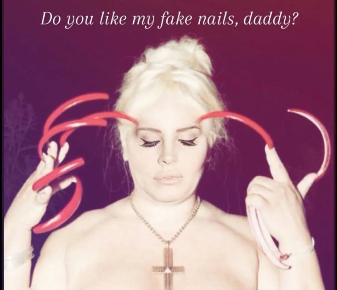 you like my fake nails, daddy?