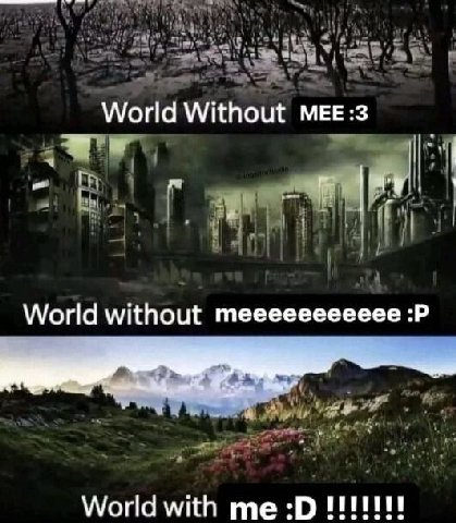 World Without MEE:3 World without meeeeeeeeeee World with me ини!