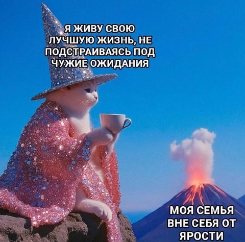 „Я ЖИВУ СВОЮ ЛУЧШУЮ ЖИЗНЬ, НЕ ПОДСТРАИВАЯСЬ ПОД ЧУЖИЕ ОЖИДАНИЯ МОЯ СЕМЬЯ ВНЕ СЕБЯ ЯРОСТИ