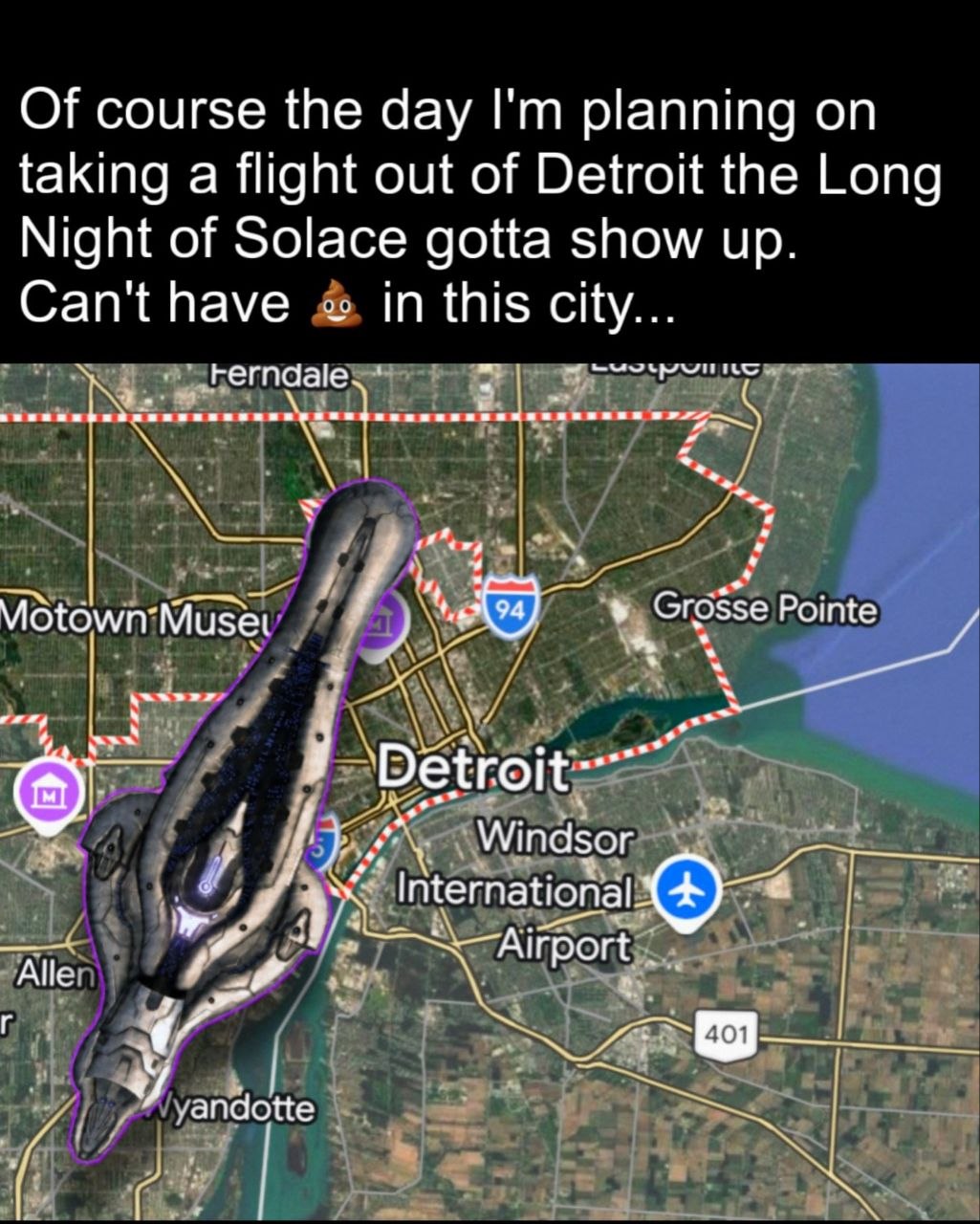 Of course the day planning on taking a flight out of Detroit the Long Night of Solace gotta show up Can't have in this city Ferndale Grosse Pointe Muset “4 Detroit Windsor у International. 7 Alle ando