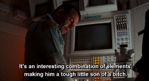 It's an interesting combination of elements, making him a tough little son of a bitch.