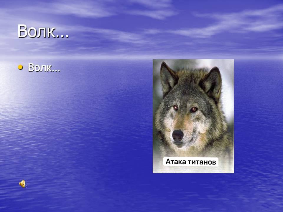 Волк... Атака титанов
