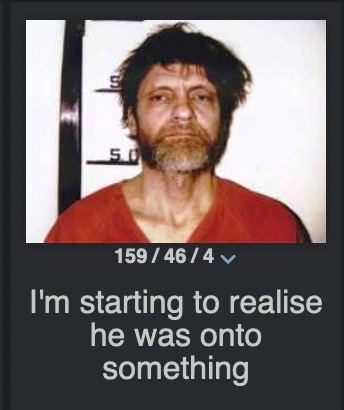 starting to realise he was onto something