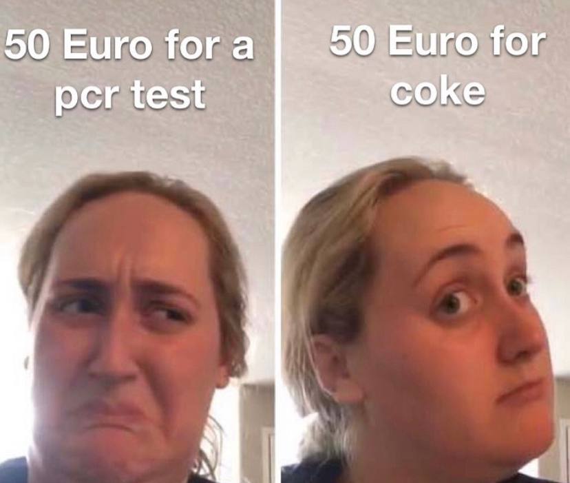 50 Euro fora .50 Euro for pcr test ‘соке