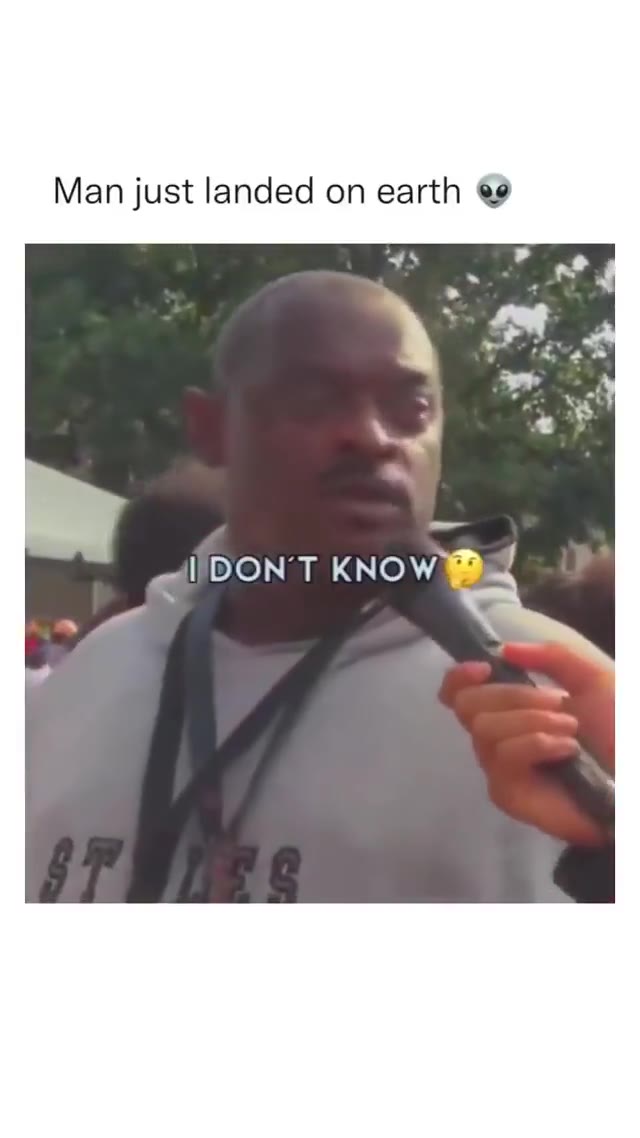 Man just landed on earth @¢