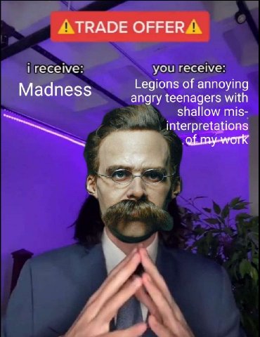 АТРАОЕ OFFERA гесеуе: you receive: Madness Legions of annoying angry teenagers with shallow mis- interpretations