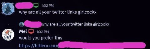 why are all your twitter links girlcockx are all your twitter links girlcockx Mel would you prefer this https://hitlerx.com