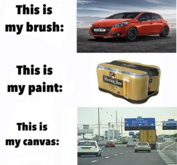 This is my brush: This is Jay my paint: This is my canvas: