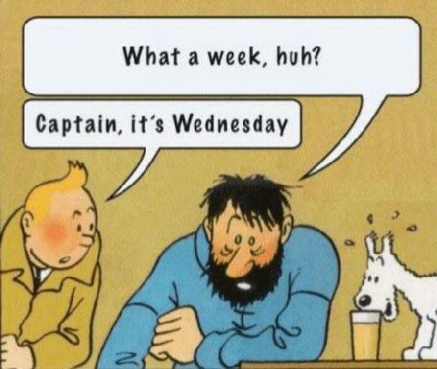 What а week, huh? Captain, it’s Wednesday 4