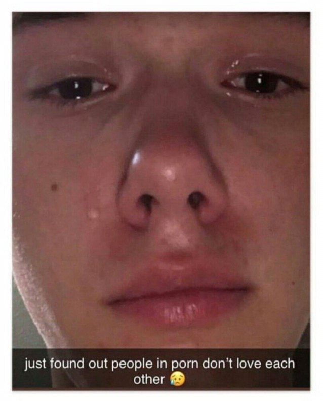 just found out people in porn don't love each other