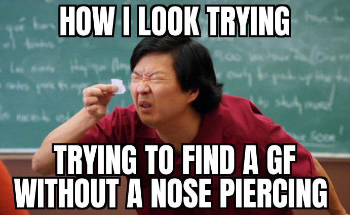 HOW LOOK TRYING ТО FIND WITHOUT A NOSE PIERCING