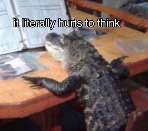 to think