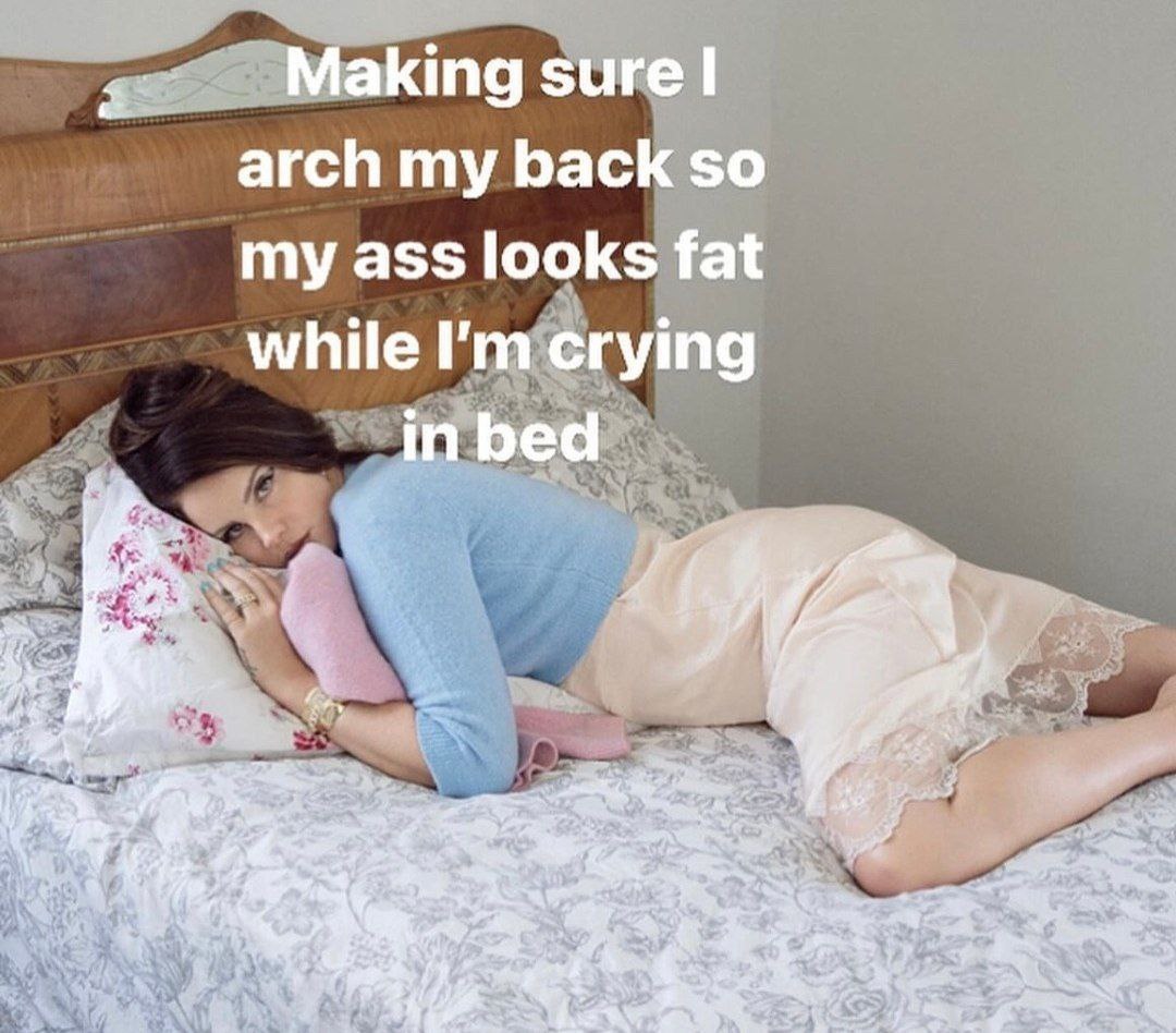 Making sure arch my back so my ass looks fat while crying in bed 7