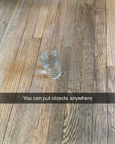 i i: You can put objects anywhere