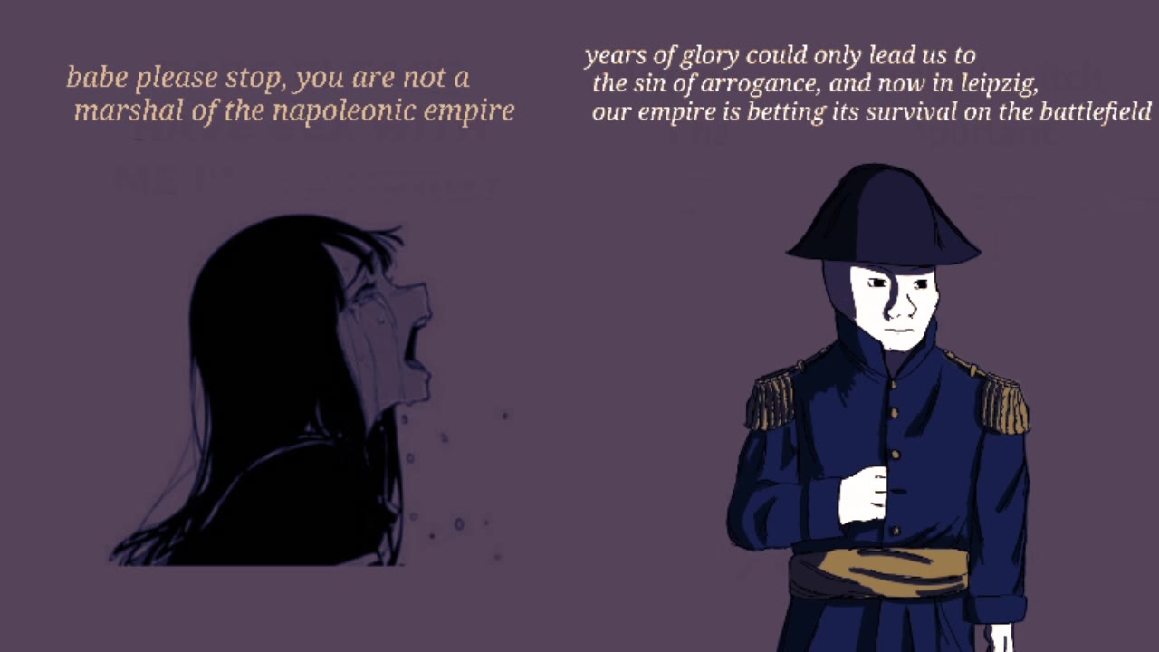 years of glory could only lead us to marshal of the napoleonic empire our empire is betting its survival on the battlefield