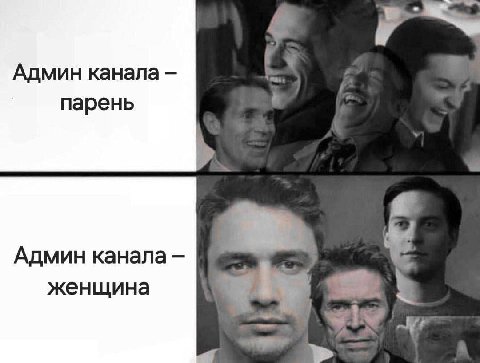 Админ канала парень Админ канала женщина