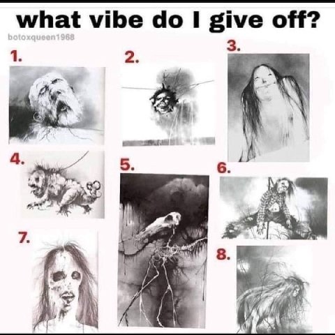 what vibe 1 give off? 1 a